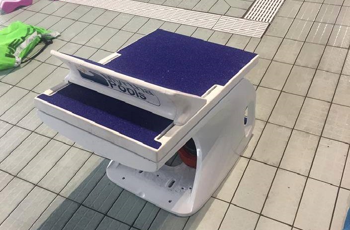 Esordienti B alla Sospello con il blocco di partenza di Rio 2016